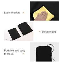 Vailge - Fundas para calentador de patio con cierre y bolsa de almacenamiento resistente al agua Oxford 600D resistente al viento resistente al polvo resistente a los rayos UV color negro 89 - Beige y marrón - Ver 6