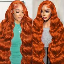 Tóc giả ren trong suốt HD 13x4, mật độ 200%, dài 32 inch, nặng 350g, đường chân tóc đã được tỉa sẵn, không cần keo dán, kiểu sóng nước, làm từ tóc người thật, thích hợp để sử dụng hàng ngày hoặc trong các dịp đặc biệt. - S350 - Xem 7