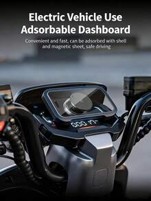 1个多功能磁吸式车载仪表盘手机支架，斜挎支架 - 黑色 - 查看 2