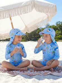 Baby Boys Swimwear - 淺藍色 - 查看 5