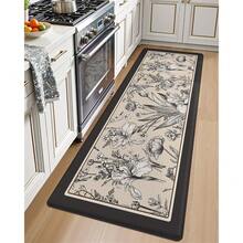 Anti Fatigue Kitchen Cushioned Mat For Floor, Ultra Soft High Quality Runner For Standing, PVC Comfort Rugs For Home, Office, Sink, Laundry, 24x59,Suitable For Both Indoor And Outdoor Use, Ideal For Hallways, Balconies,High-End Printed Kitchen Soft And Comfortable Standing Mat, Moisture-Absorbent And Anti-Slip, Durable And Stain-Resistant, Suitable For Bathroom Door, Kitchen, Dining Room, Coffee Shop Carpets, As Well As Living Room, Bedroom And Entry-Level Home - Nhiều màu - Xem 10