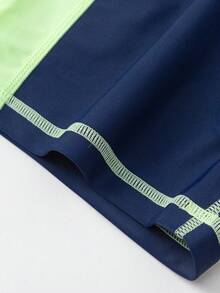 Balabala Set de 2 piezas de camiseta de protección solar y bañador para niños en verano - tinte verde - Ver 6