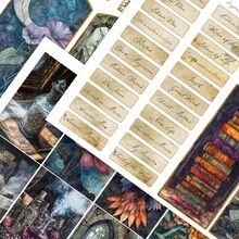 Sổ tay ma thuật và bùa chú của nhà giả kim, bộ dụng cụ thủ công dạng tập sách nhỏ, bộ dụng cụ sổ tay, tuyệt vời cho các dự án thủ công và sổ tay. - SZ0094 - Xem 2