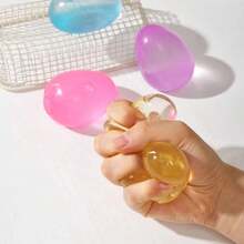 1个麦芽挤压玩具 - 解压玩具 - 挤压玩具 - 软玩具 - 可挤压玩具 - 手指玩具 - 缝纫玩具 - 旅行玩具 - 课堂手指玩具 - 迷你浴室玩具 - 圣诞文具减压球，生日礼物，完美礼物，礼品，玩具，游戏 - 彩色 - 查看 3