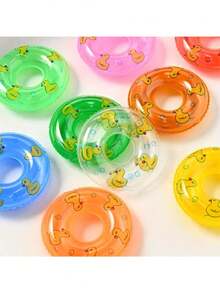 Vòng bơi mini trang trí, thích hợp để tắm cho thú cưng, đồ chơi trong nhà, trang trí bể cá, trang trí chủ đề thể thao mùa hè và đạo cụ chụp ảnh. - Nhiều kiểu dáng - Xem 6