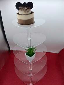Giá đựng bánh cupcake trong suốt 3-6 tầng bằng acrylic - Kệ trưng bày bánh cupcake tròn - Giá đựng tráng miệng bằng acrylic phù hợp cho các bữa tiệc, đám cưới, sinh nhật. - Trong sáng - Xem 20