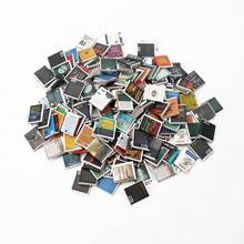 1 Bộ kệ sách mini màu trắng (bao gồm 60 cuốn sách mini), kệ đựng đồ hình nhà búp bê, phụ kiện trang trí phòng sách thu nhỏ tự làm, phòng khách, phòng ngủ, đồ dùng cho nhà mô hình. - 1 giá sách nhỏ màu trắng (bên trong có 60 cuốn sách nhỏ) - Xem 7