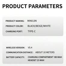 Wireless Earphones, Fashionable Appearance, Easy Operation, Stable Connection And Fast Speed - View 9