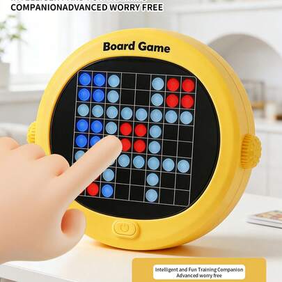 5-In-1 Multi-Functional Electronic Chess Set - A Children's Educational Portable Tabletop Game. It Is Palm-Sized And Features 5 Classic Board Game Modes. The Dot Matrix Screen Clearly Displays The Game Situation.