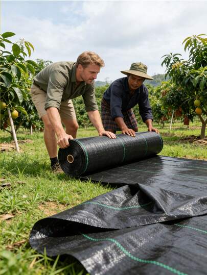Cerca de aislamiento agrícola de gran tamaño, de uso pesado, de color negro, de material de polipropileno, adecuada para granjas