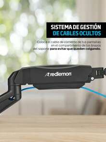 Redlemon Soporte para Monitor de Pared Brazo Móvil Hidráulico 17" a 32" Pulgadas - Ver 5
