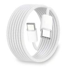 这款 USB-C 转 USB-C 数据线支持 18W 至 60W 快充，适用于各种配备 Type-C 接口的智能手机和蓝牙耳机。它还支持 480Mbps 高速数据传输。兼容 17 和 16。 - 白色 - 查看 2