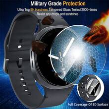 5pcs Tempered Glass Screen Protector For Samsung Galaxy Watch 8/8 Classic 47mm/44mm/40mm, High Definition Curved Full Coverage Protective Film, Easy To Install, Accessories For Samsung Galaxy Watch 8/8 Classic Smartwatch - 5 PCS - View 3