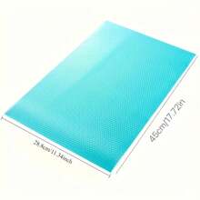 1/4/8pcs Washable Refrigerator Mats, Waterproof And Oil-Proof Fridge Shelf Liners, Freezer Compartment Glass Rack & Drawer Covers - White - View 4