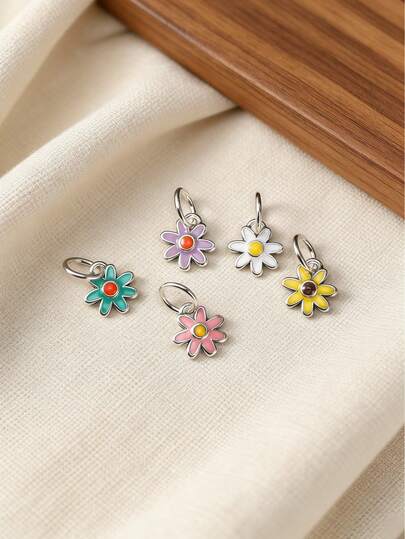 1 chiếc mặt dây chuyền hình hoa nhỏ bằng bạc sterling 925 đơn giản, độc đáo, bán chạy, có sẵn các kích cỡ khác nhau, kèm dây chuyền mảnh kiểu Bohemian, mặt dây chuyền tự làm cao cấp sang trọng dành cho nữ, quà tặng trang sức tinh tế.