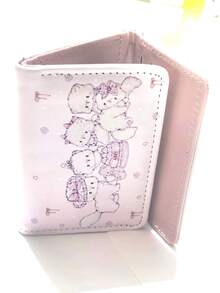 原创设计三折钱包，可爱猫咪系列，小巧却容量充足，多卡位三折零钱包，女士钱包，零钱包，卡包，银行卡零钱包，折叠大容量拉链钱包，手提女士包，生日/情人节礼物 - 彩色 - 查看 7