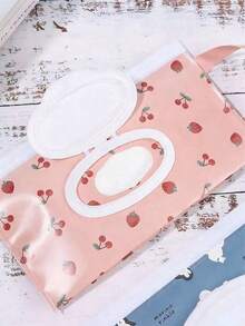 1 hộp đựng khăn ướt EVA màu hồng dâu tây anh đào, kiểu dáng di động, nắp gập, khóa bấm, có thể tái sử dụng, hộp khăn giấy dùng khi đi du lịch, hộp đựng đồ dùng chăm sóc em bé, chống thấm nước, thiết kế hình trái cây dễ thương, nhẹ, bền, nhỏ gọn, kiểu ví đựng đồ dùng phòng tắm. - Nhiều màu - Xem 2