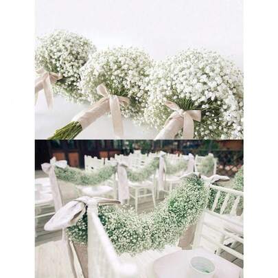 60片/24片/1片人造星空，质感逼真，适用于婚礼花艺布置、派对装饰、家居花园装饰、白色复活节主题以及家居客厅装饰。