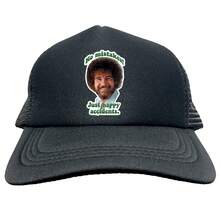 1pc BOB PAINTING ROSS FUNNY Trucker Cap Foam Baseball Cap Hat Logo Mesh HF0061 Vintage Mesh Trucker Hat Retro Adjustable Dad Cap Breathable Lightweight Snapback Unisex Streetwear Summer Cap - 1 - Xem 1