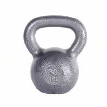 Barbell Cast Iron Kettlebell, Single, 30-Pounds - 30 Lbs - View 2