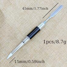 1支美甲硅胶雕塑笔，适用于亚克力3D花朵雕刻塑形点彩，二合一硅胶美甲工具，勺形切片雕塑固体凝胶美甲刷 - 彩色 - 查看 5