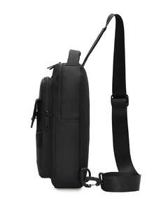 Multifunctional Small Backpack, Casual Crossbody Bag, Outdoor Chest Bag - Black - View 4