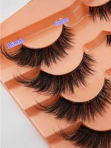 Bộ 6 mi giả cong chữ C, mềm mại, dẻo dai, dày dặn, có thể tái sử dụng, tạo hiệu ứng ba chiều cho đôi mắt to tròn. - Xem 3