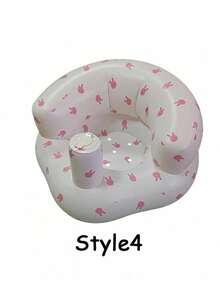 1PC Multifunctional Inflatable Baby Learning Chair And Baby Bath Chair, Suitable For Babies 3 Months And Older, Summer Inflatable Baby Seat, Inflatable Baby Floor Seat, Baby Bath Chair, Baby Back Support Sofa - Multicolor - View 11
