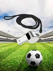 1 chiếc còi thép không gỉ kèm dây đeo, âm thanh to và rõ ràng, hoàn hảo cho huấn luyện viên, trọng tài và các quan chức. - Nhiều màu - Xem 9