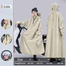 Áo mưa thời trang cho nam và nữ, áo khoác mưa dày dặn chống thấm nước, áo mưa đa chức năng có mũ trùm đầu dành cho người đi xe đạp/xe máy/xe đạp điện, áo mưa chắn gió cho các hoạt động ngoài trời. - Nhiều màu - Xem 11