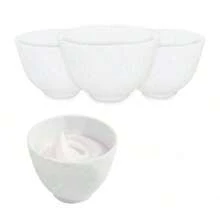 4个DIY面膜搅拌碗，硅胶面部泥碗，家用美容院美容工具 - 多色 - 查看 8