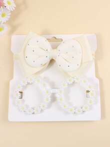 2件套蝴蝶发箍和眼镜框套装，理想礼物 - 彩色 - 查看 14