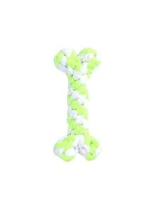 1pc Colorful Bone Shaped Rope Knot Dog Toy, Suitable For Medium And Small Dogs, Stimulates Chewing Instinct, Helps Teeth Cleaning And Gum Massage, Interactive Tug, Fetch And Retrieve Game - Multicolor - View 15