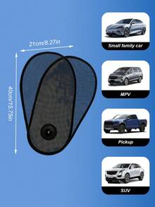 Tấm che nắng cửa sổ xe hơi điều chỉnh đa năng – Màn lưới xoay 180° với giá đỡ hút chân không, thiết kế gập gọn, chống tia UV và giảm nhiệt, tầm nhìn thoáng đãng cho người lái, tấm che nắng gắn bằng giác hút - Tấm che nắng cửa sổ bên - Xem 8