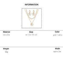 3pcs Zinc Alloy Delicate Butterfly Jewelry Set, Double-Layer Necklace + Earrings Combo, Sweet & Cool Girl Style, Suitable As Girlfriend, Best Friend, Valentine's Day, Anniversary, Birthday Gift - Butterfly - View 11