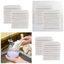 18-Piece Dish Cloths For Kitchen Cleaning, White Bar Mop Towels Set - 1 - 查看 1
