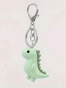 1pc Unisex Cute Cartoon Dinosaur Keychain Oil Glossy Mini Dinosaur Pendant Bag Charm For Couples And Friends Christmas Gifts Gift Thanksgiving Christmas Decor Winter Gifts For Women - 綠色 - 查看 2