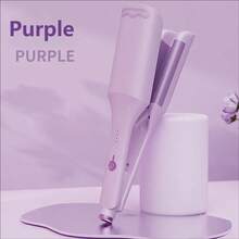 32毫米S型蛋卷卷发棒，负离子美发器，4档温度设置，30秒快速加热，防毛躁卷发器，新手友好，持久耐用，居家旅行必备美发造型工具 - 彩色 - 查看 15