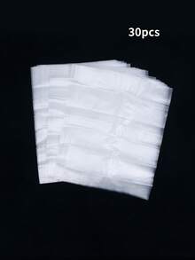 10/20/30/50个装透明礼品袋，带提手，烘焙手提塑料袋，甜点包装袋，透明塑料购物袋，结实耐用，适用于母亲节、婚礼、生日、毕业典礼、新娘派对、派对用品、购物等场合。 - 無色 - 查看 14