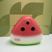 Simulated Watermelon Stress Relieving Ball, Slow Rebound Soft Stress Relieving Ball, Venting Pinch And Pinch Creativity, Suitable For Gifting To Family And Friends During Holidays - 1PC - Xem 3