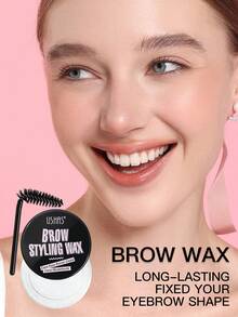 USHAS眉毛定型啫喱（含眉刷），持久防水防汗透明眉胶 - 無色 - 查看 4