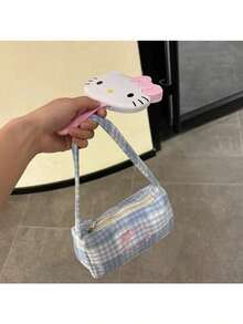 SANRIO Túi đeo nách hình mèo dễ thương, túi đeo vai cao cấp, túi xách tay đa năng tiện dụng, túi tote. - Nhiều màu - Xem 3