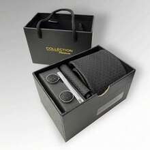 DOZE GOLDEN Premium Quality Traditional Tie Set For Events And Weddings. - 30 Por lo tanto - Ver 1