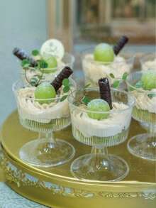 20/10pcs High Quality Reusable Plastic Dessert Cups, Suitable For Desserts, Candies, Puddings, Cheesecakes, Mousses, Cakes Decoration, Etc. Reusable, Suitable For Parties, Birthdays, Weddings, New Year Celebrations And Other Occasions. - Multicolor - View 4