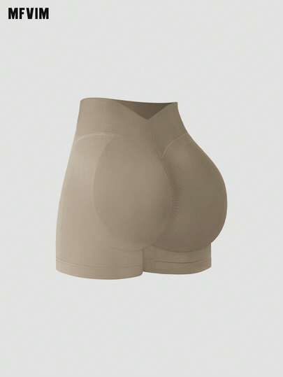  MFVIM 女士春夏运动短裤，采用深V腰部设计，防止卷边和滑落；高腰瑜伽短裤，有助于收腹提臀；适合健身、跑步、骑行、普拉提、瑜伽、健身房锻炼等多种运动，是一款多功能运动服。