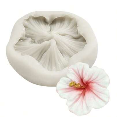 硅胶花朵模具，纸杯蛋糕装饰模具，巧克力模具，可重复使用的厨房烘焙工具，适用于蛋糕、纸杯蛋糕、婚礼、生日派对装饰