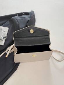 Nuevo bolso de mano, de hombro y bandolera de moda elegante y casual con estampado de leopardo retro para mujer - Blanco - Ver 9