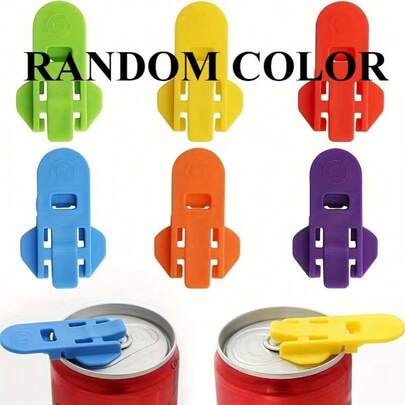 SOKANY 3/6/12pcs Durable Plastic Can Openers - Ergonomic Design, Leak-Proof Portable, Suitable For Camping, Picnic, BBQ, College Parties - Kitchen & Outdoor Beverage Accessories, Camping Tools, BBQ Supplies, Reliable Can Opener