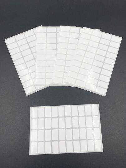 [5 Tờ] Nhãn dán trắng (Nhỏ 1.2*2cm) Tổng cộng 200 nhãn dán, Tiết kiệm chi phí, Bề mặt giấy mờ không phản chiếu, Chống lem mực, Tương thích với nhiều loại bút, Viết trơn tru, Chữ rõ nét lâu trôi, Không bị sờn mép, Dễ xé, Kích thước nhỏ gọn, Thích hợp cho thủ công, dán nhãn sắp xếp văn phòng và nhà cửa.
