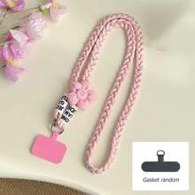 1 Set Summer Fresh Dopamine Sunflower Braided Lanyard, Stylish Casual Outdoor Climbing Durable Phone Strap - Multicolor - View 13